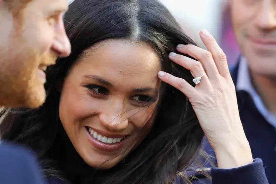 Meghan Markle junto com Príncipe Harry