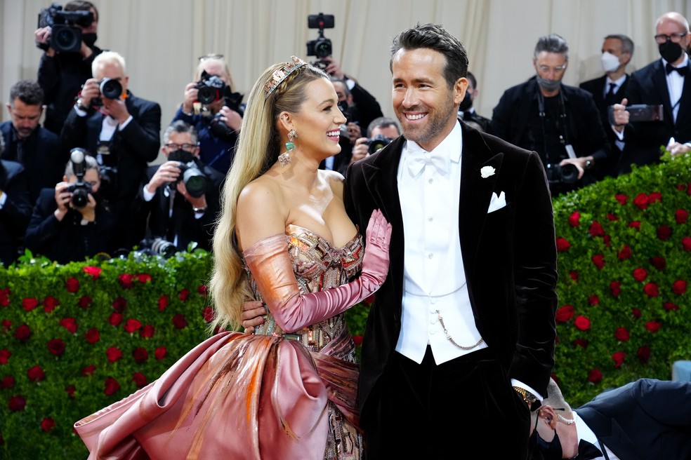 Blake Lively e Ryan Reynolds — Foto: Getty Images