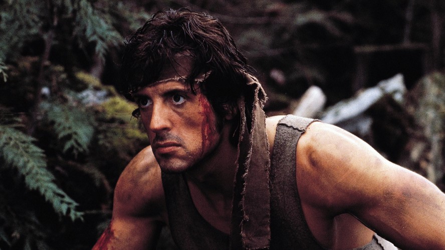 Sylvester Stallone em 'Rambo: Programado para Matar'