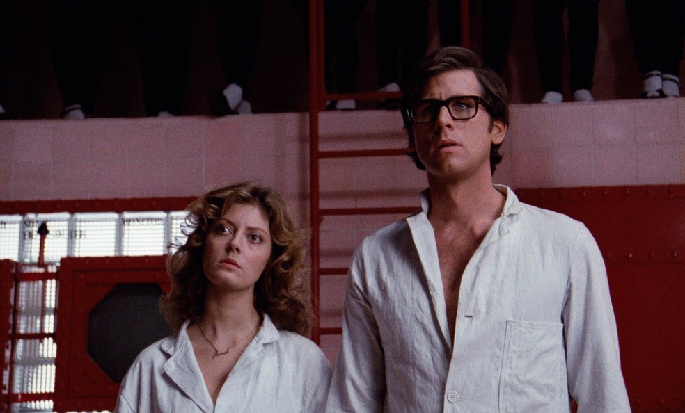 Susan Sarandon e Barry Bostwick em 'Rocky Horror Picture Show' — Foto: Reprodução