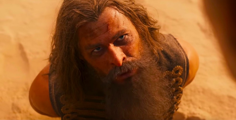 Chris Hemsworth como o personagem Dementus em Furiosa: Uma Saga Mad Max — Foto: Reprodução