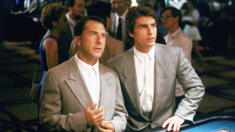 Dustin Hoffman e Tom Cruise em 'Rain Man' (1989) — Foto: Divulgação