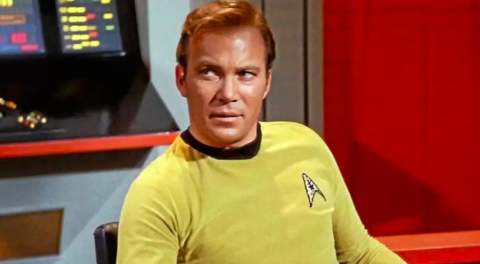 William Shatner em cena da série Star Trek — Foto: Reprodução