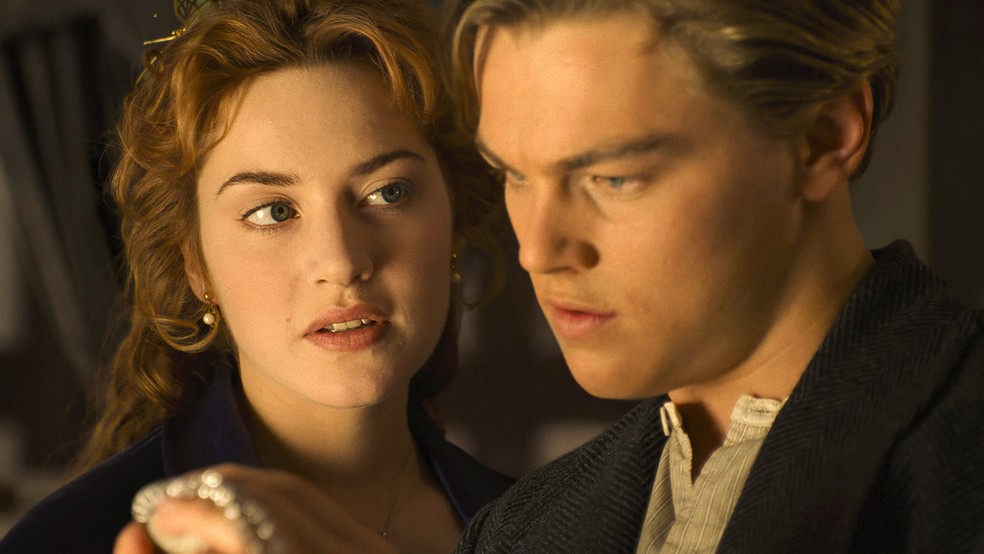 Kate Winslet e Leonardo DiCaprio em 'Titanic' — Foto: Divulgação