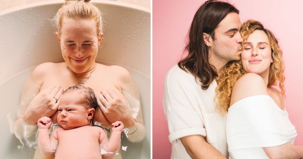 Rumer Willis e o parceiro, Derek Richard Thomas, deram à luz Louetta em abril — Foto: Reprodução/Instagram