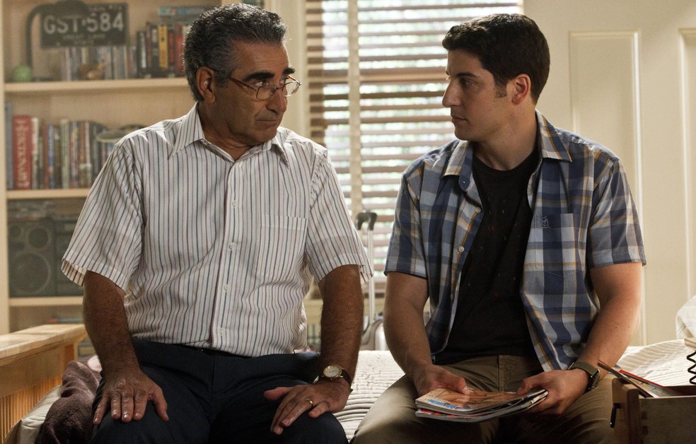 Jason Biggs e Eugene Levy em 'American Pie: O Reencontro' (2012) — Foto: Divulgação