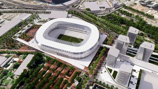 Projeto do estádio do Flamengo — Foto: Divulgação