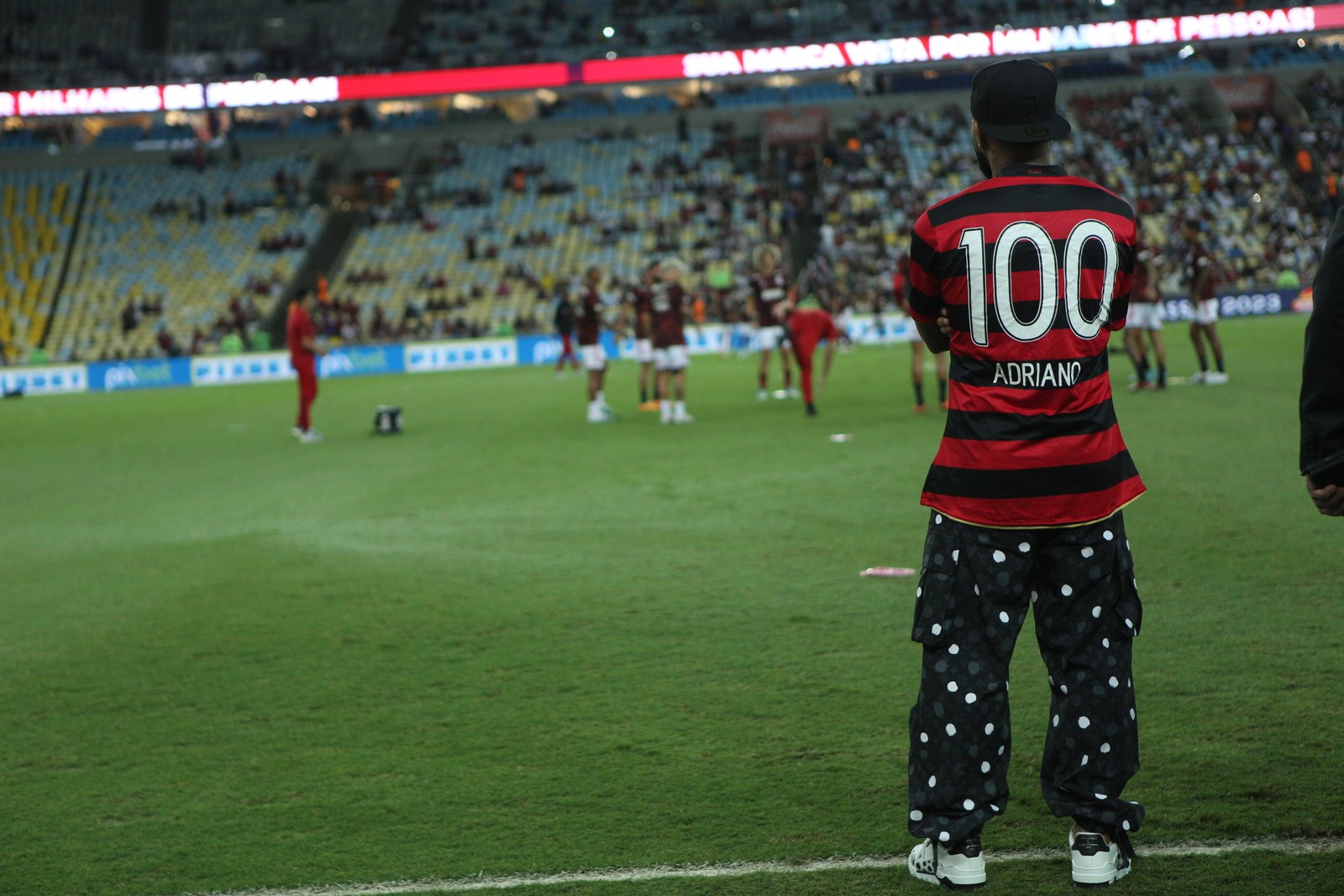 Campeonato Brasileiro 2023 - Jogo entre Vasco da Gama x Flamengo no Maracanã. Gabi. — Foto: Alexandre Cassiano / Agência O Globo