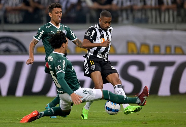 Palmeiras e Atlético-MG se enfrentaram nas quartas da última Libertadores