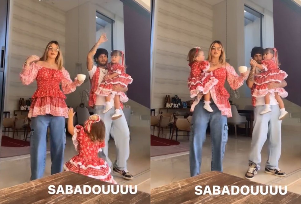 Virginia Fonseca combina look com a família — Foto: Reprodução/Instagram