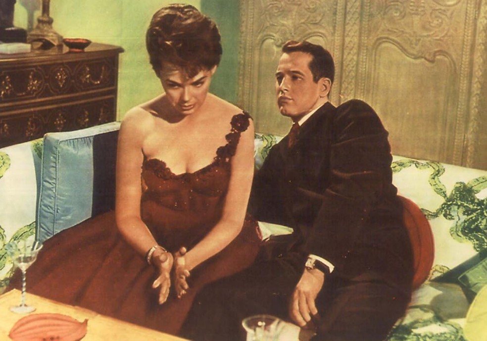 Barbara Rush e Paul Newman em 'O Moço de Filadélfia' (1959) — Foto: Divulgação/IMDB