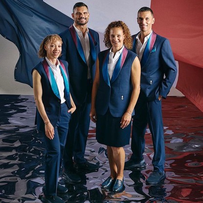 Uniforme abertura Olimpíadas França