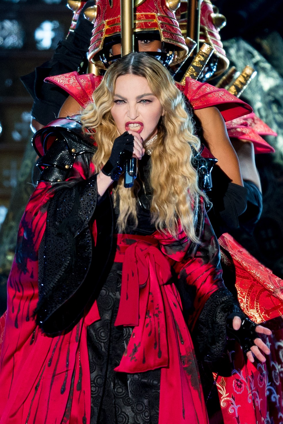 Madonna em 2015, com a Rebel Heart Tour — Foto: Getty Images