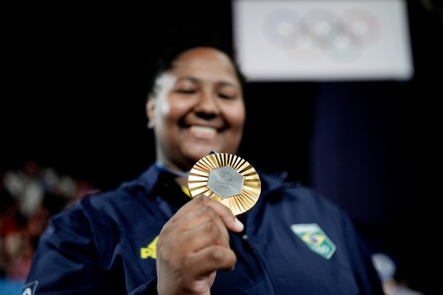 Beatriz Souza é medalha de ouro em Paris 2024