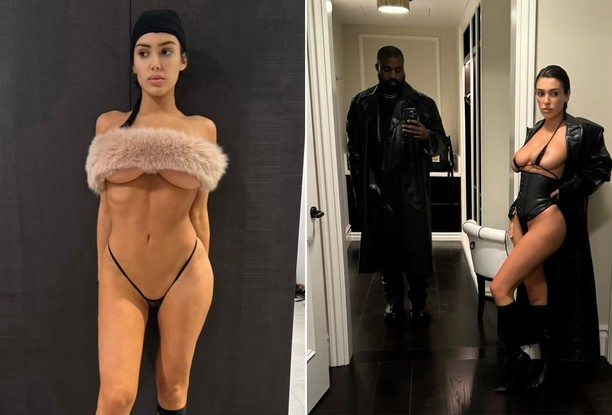 Kanye West mostrou looks diferentões de Bianca Censori