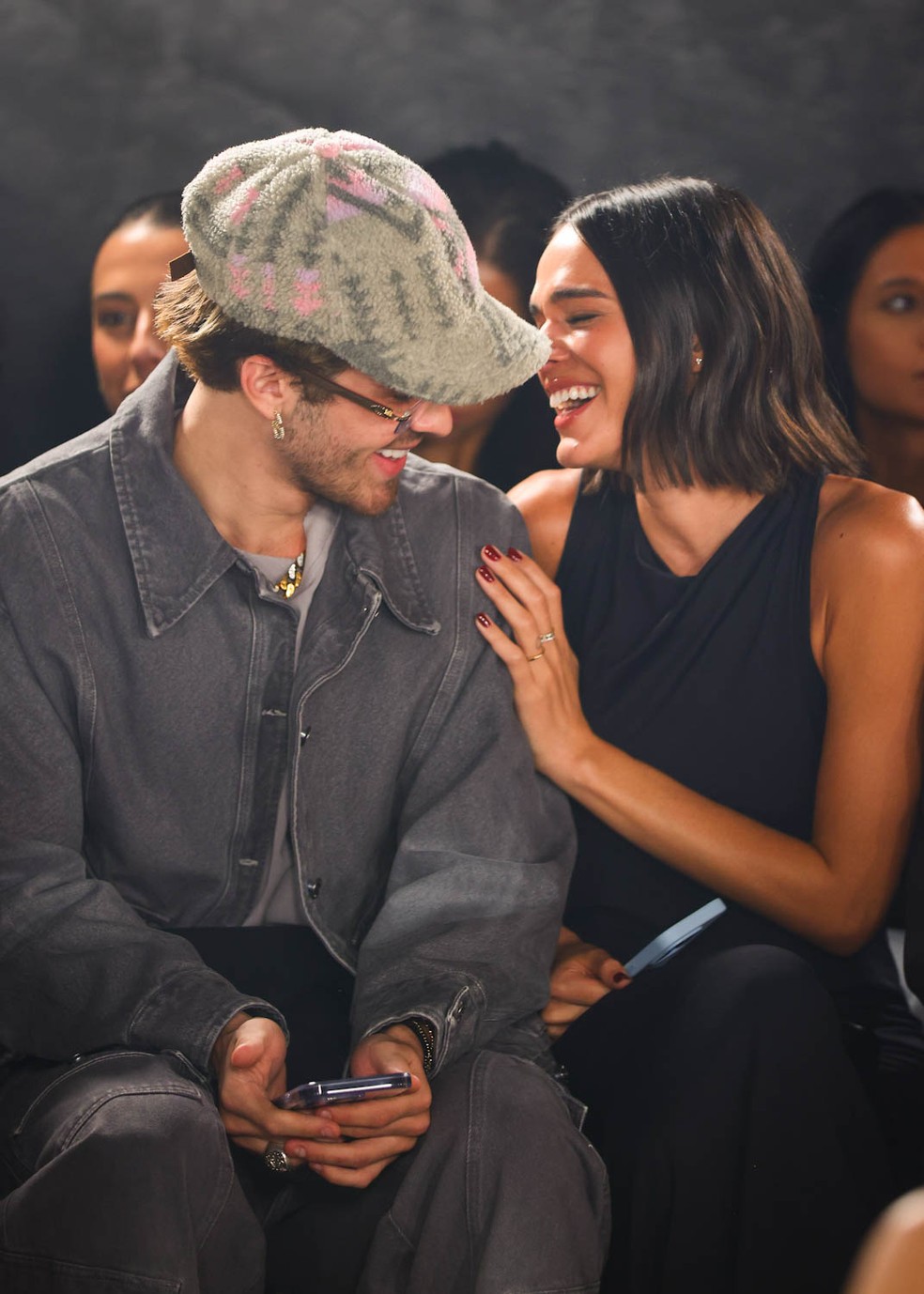 João Guilherme e Bruna Marquezine — Foto: Manuela Scarpa/BrazilNews