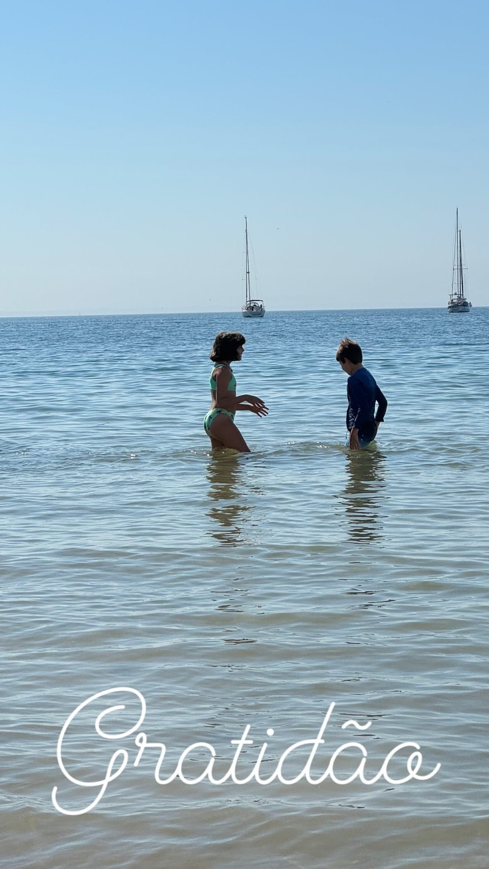 Bem e Liz, filhos de Luana Piovani e Pedro Scooby — Foto: Reprodução | Instagram