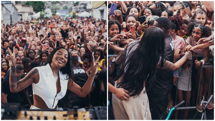 Ludmilla fez uma festa de Dia das Crianças em Duque de Caxias