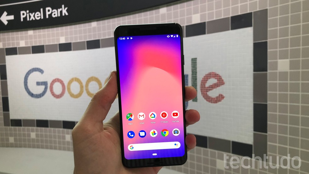 Versão intermediária do Google Pixel 3 (foto) pode ser anunciado durante o Google IO 2019 — Foto: Thássius Veloso/TechTudo