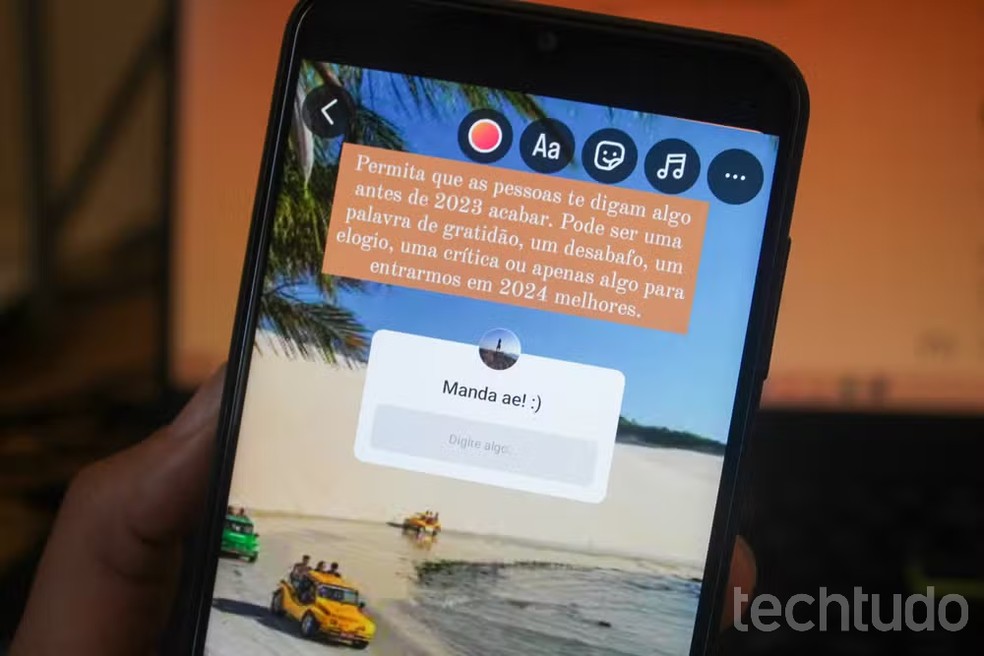 Recurso de caixinha de perguntas é uma forma de interagir com seus seguidores e aumentar o engajamento — Foto: Marcela Franco/TechTudo