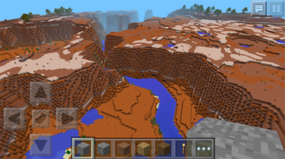 Deserto é um dos ambientes de Minecraft Pocket Edition (Foto: Reprodução/PocketGamer) — Foto: TechTudo