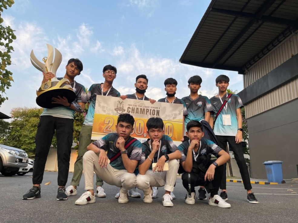 EVOS Esports TH é bicampeã da Free Fire Pro League Thailand — Foto: Divulgação/EVOS Esports