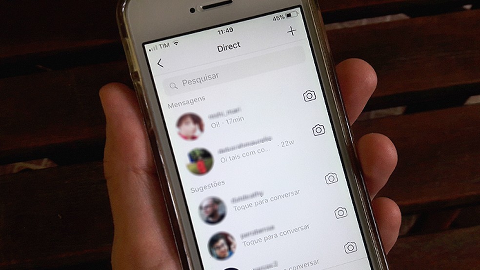 Instagram Direct: cinco funções úteis para quem usa o app para conversar — Foto: Foto/Tais Carvalho