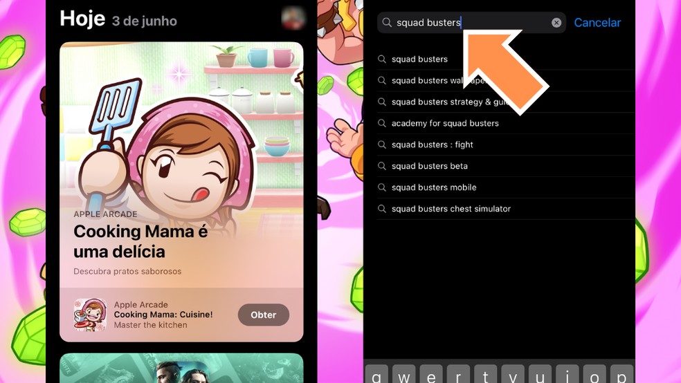Pesquise por 'Squad Busters' na App Store — Foto: Reprodução/Yuri Hildebrand