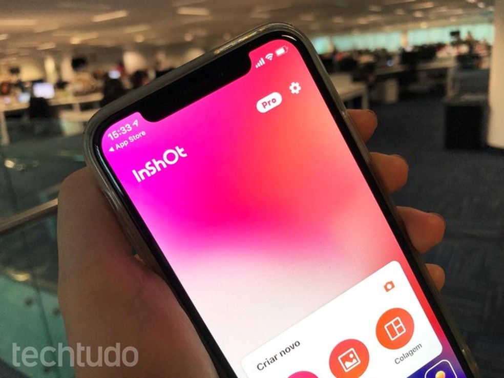 InShot promete se destacar por ser intuitivo — Foto: Reprodução/TechTudo
