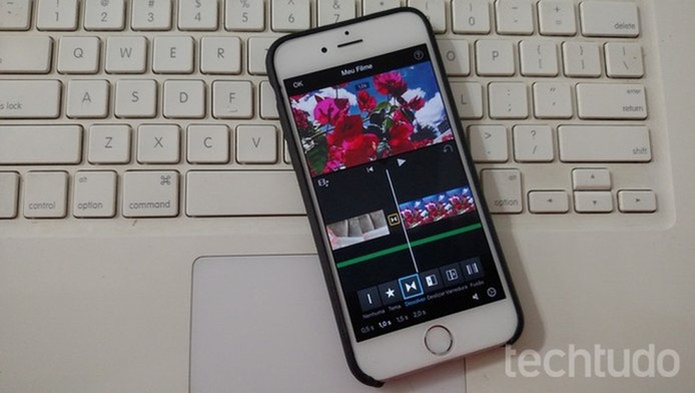 iMovie tem muitos recursos de edição — Foto: Lucas Mendes/TechTudo