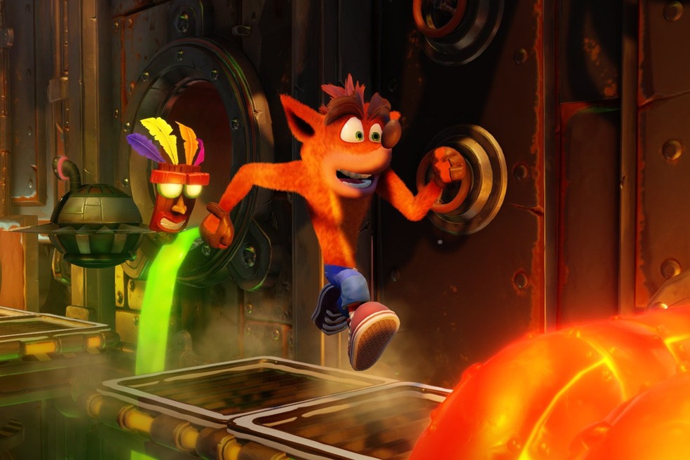 Crash Bandicoot N. Sane Trilogy é remake dos jogos originais — Foto: Divulgação/Activision