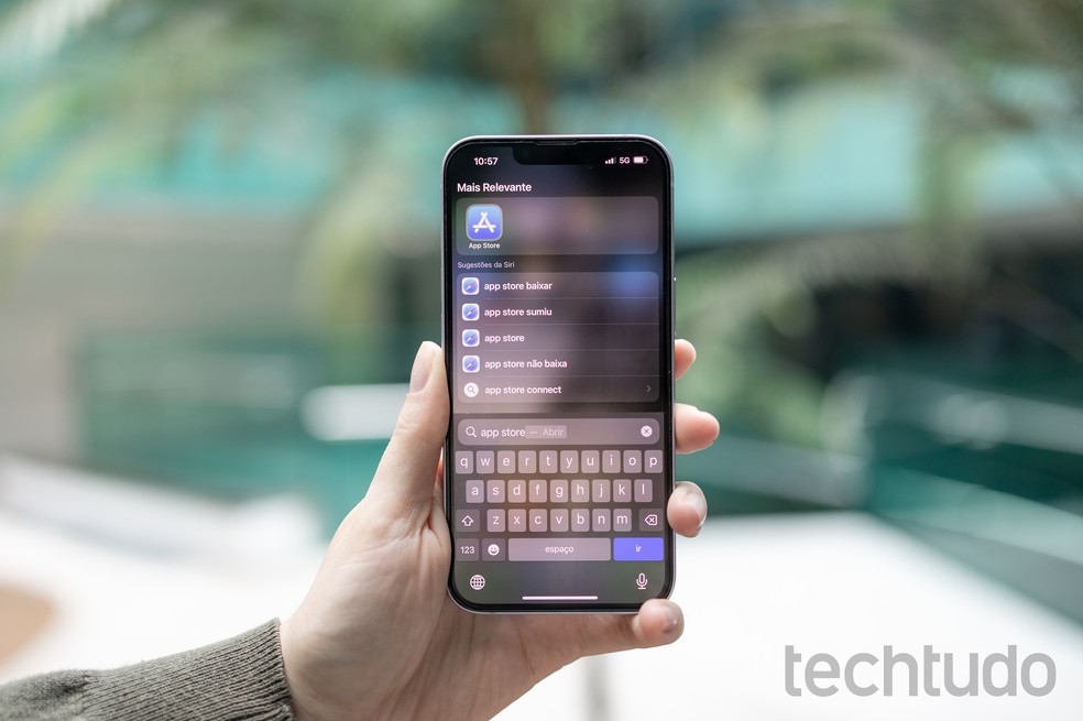 Ferramenta de buscas no iPhone usaram IA para ser mais eficiente — Foto: Mariana Saguias/TechTudo