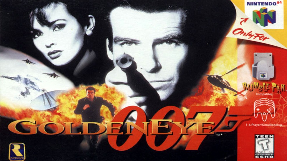 GoldenEye 007 completa seu aniversário de 25 anos como um dos jogos mais marcantes do Nintendo 64 — Foto: Reprodução/MobyGames