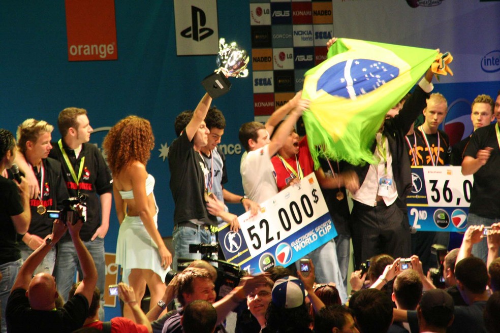 ESWC 2006 foi o primeiro título mundial brasileiro no CS 1.6 — Foto: Divulgação/ESWC