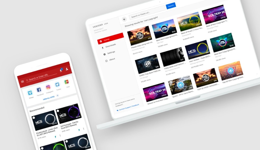 Videoder permite baixar vídeos do YouTube no Android — Foto: Divulgação/Videoder