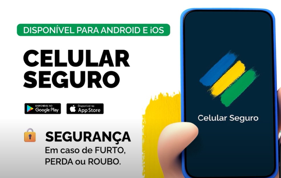 Bloqueio pode ser realizado tanto pelo app como pelo site — Foto: Reprodução/Ministério da Justiça e Segurança Pública