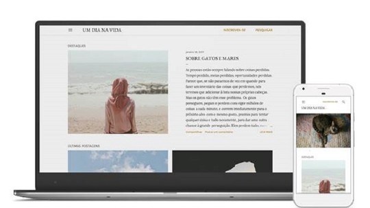 Blogger ganha novos temas de blog parecidos com WordPress