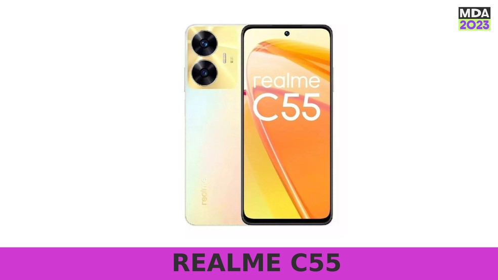 Realme C55 é finalista do Prêmio Melhores do Ano 2023 na categoria Celular Custo-benefício — Foto: Arte/TechTudo