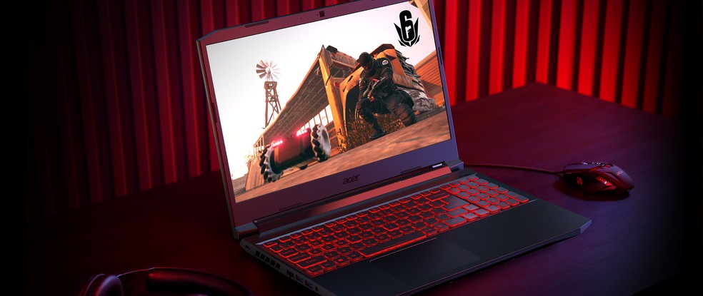 Acer Nitro 5 é um notebook gamer com processador Intel Core i5 — Foto: Divulgação/Acer