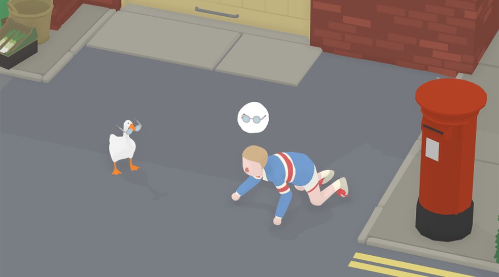 Untitled Goose Game é um jogo que cria situações engraçadas com o jogador no papel do caótico ganso — Foto: Divulgação/Can I Play That