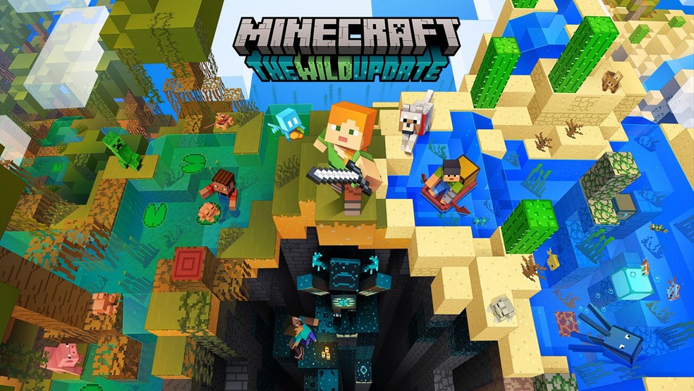 Minecraft receberá sua próxima grande atualização The Wild Update em 7 de junho — Foto: Reprodução/Minecraft