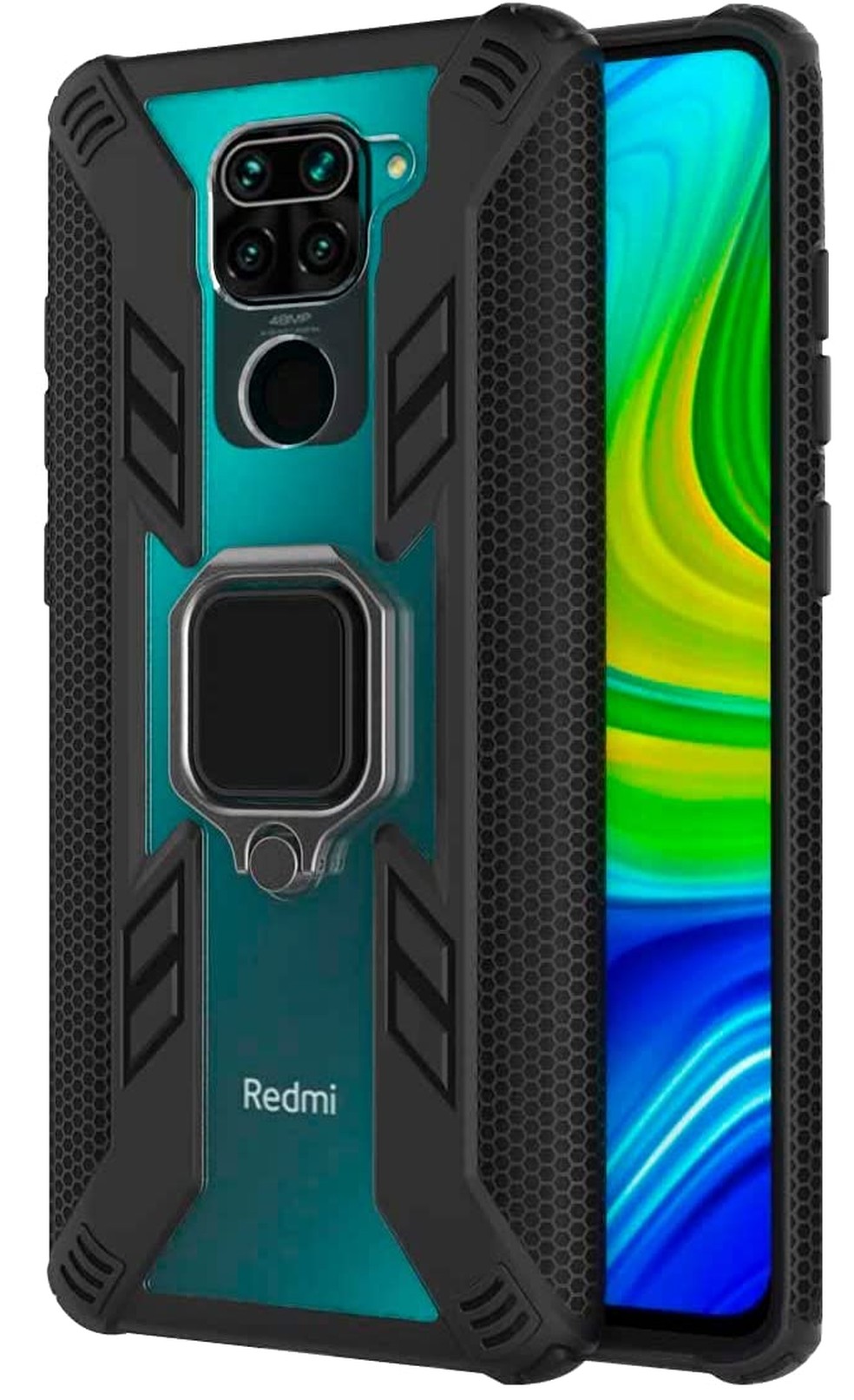 Case oferece funções de proteção e suporte para o Redmi Note 9 — Foto: Reprodução/Amazon