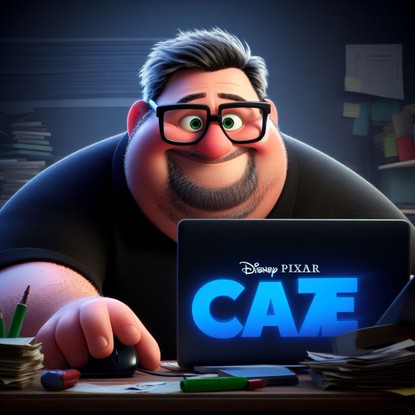 Streamer Casimiro ganhar versão em desenho animado na trend Disney Pixar