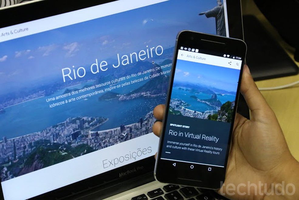 Acervo do Google Arts & Culture pode ser acessado pelo PC ou pelo celular — Foto: Camila Peres/TechTudo
