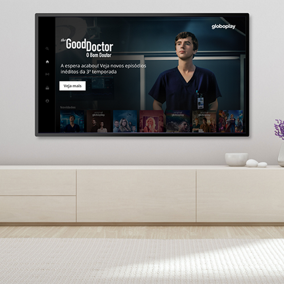 AOC Roku TV apresenta suporte ao serviço de streaming Globoplay — Foto: Divulgação/Roku