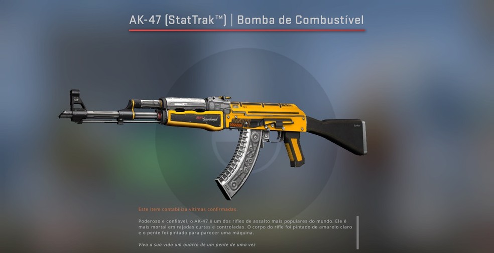 AK-47 (StatTrakTM) | Fuel Injector — Foto: Reprodução/Valve