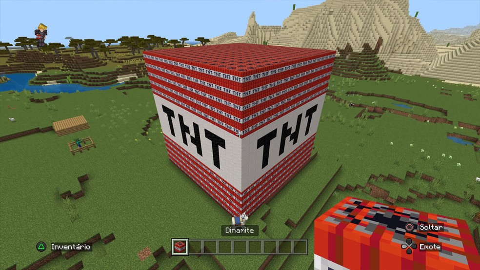 TNT / Dinamite em Minecraft — Foto: Reprodução/Rafael Monteiro