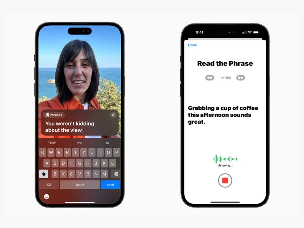 Voz Pessoal complementa funções de acessibilidade do iOS 17 — Foto: Divulgação/Apple