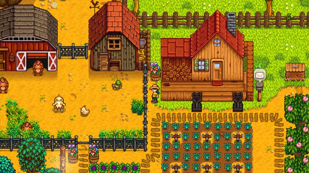 Stardew Valley segue os moldes da clássica série Harvest Moon e vai além, apesar de ter sido criado por apenas uma pessoa — Foto: Divulgação/ConcernedApe