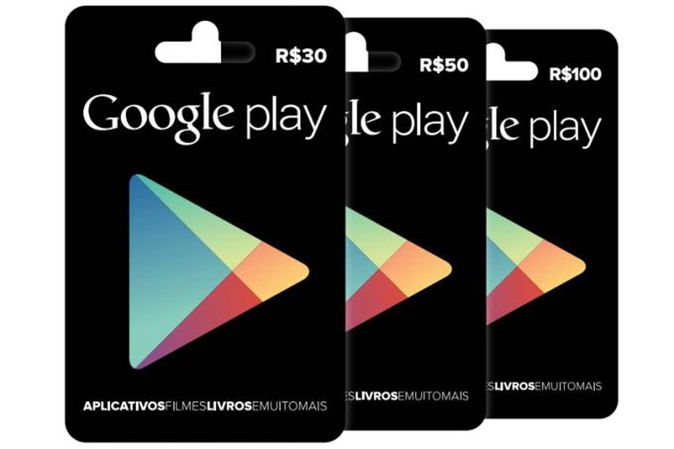 Cartões vale-presente podem ser resgatados na Google Play — Foto: Divulgação / Google